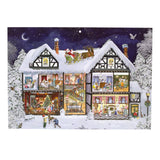 Nostalgic Christmas Time Advent Calendar | Traditional Advent Calendar - A3 Advent Calendar - Tophatter Daily Deals