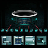 Black Technology Ring Solar Android Temperature Magic Net Red Smart Sci-Fi Bluetooth Ring 0 - Tophatter Daily Deals