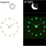 Acrylic Mirror Living Room Creative Wall Clock Product Decoration C 80cmto120cm 0 - Tophatter Daily Deals