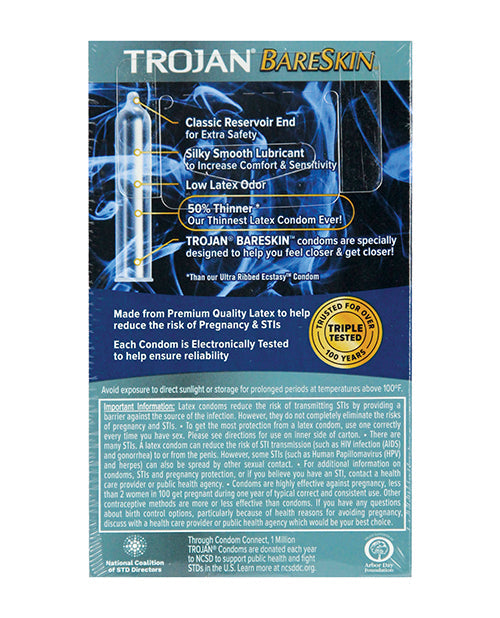 Trojan™ BareSkin™ Condoms Condoms - Tophatter Daily Deals