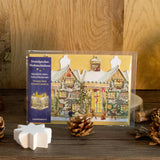 Deluxe Mini Advent Calendar Christmas Card - Nostalgic House Tealight Lantern - Manor House Advent Calendar - Tophatter Daily Deals