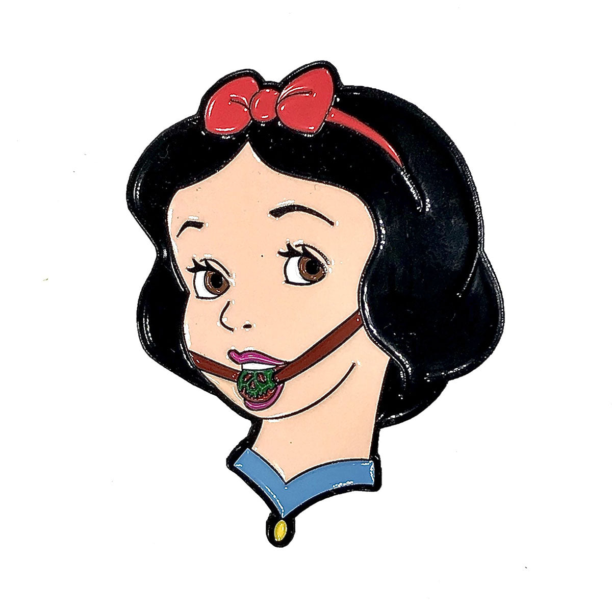 Geeky & Kinky Snow White Ballgag Pin - Tophatter Daily Deals