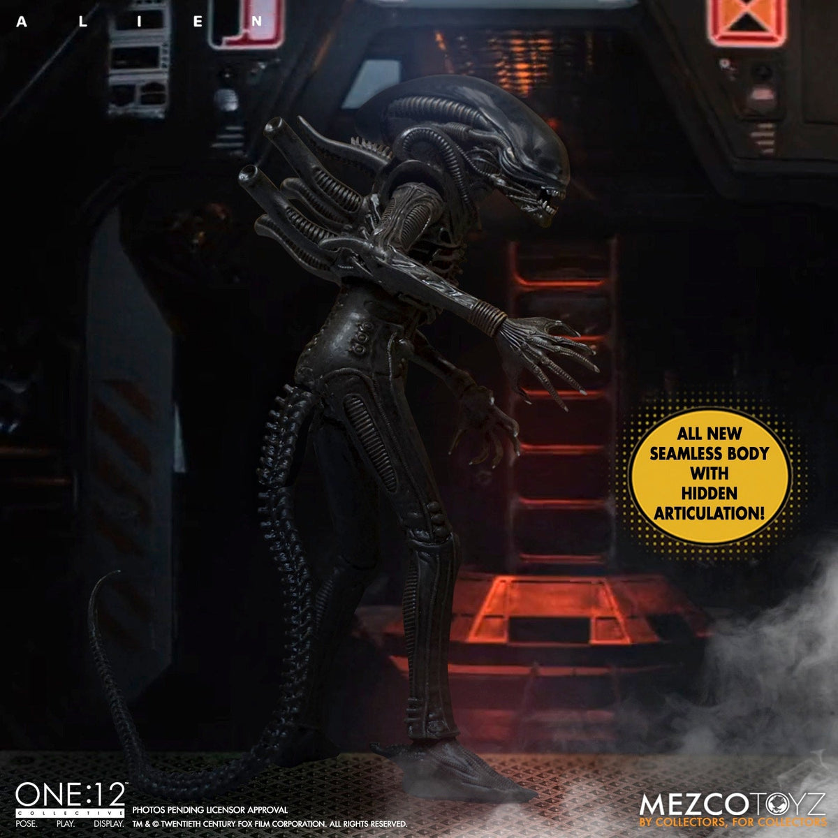 Alien - One:12 Collective Alien Xenomorph Posable Figure Collectible Figure - Tophatter Daily Deals
