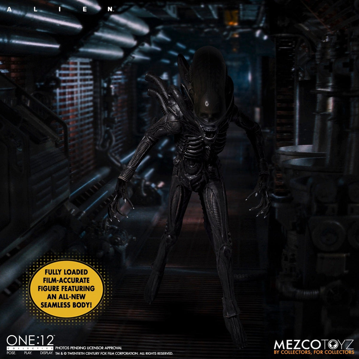 Alien - One:12 Collective Alien Xenomorph Posable Figure Collectible Figure - Tophatter Daily Deals