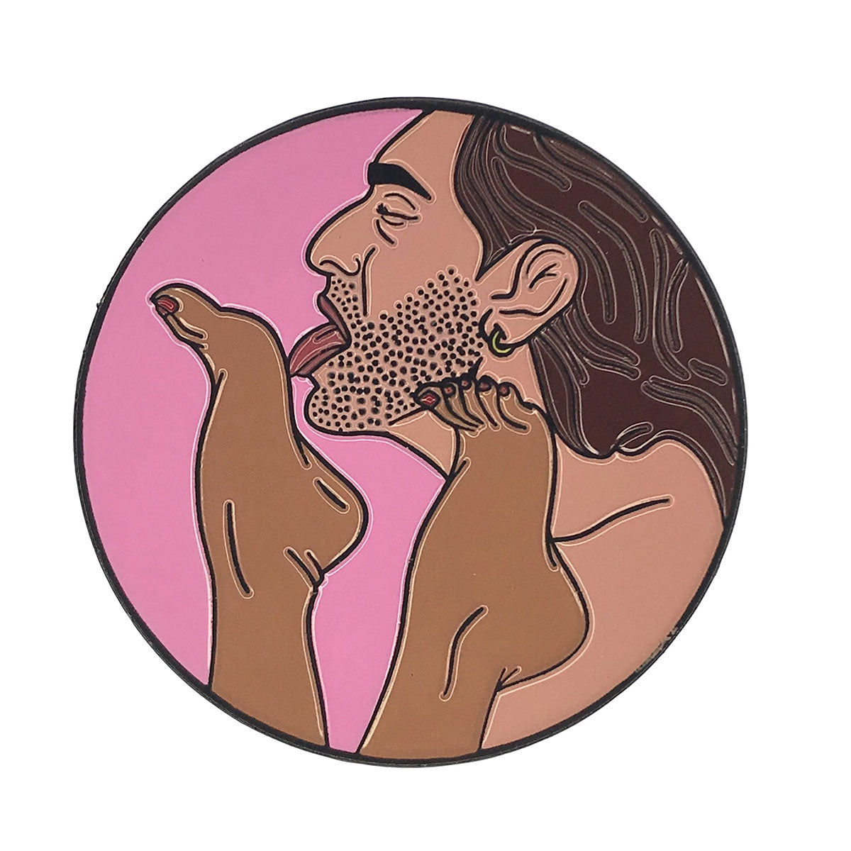 Geeky & Kinky Feet Licker Pin - Tophatter Daily Deals