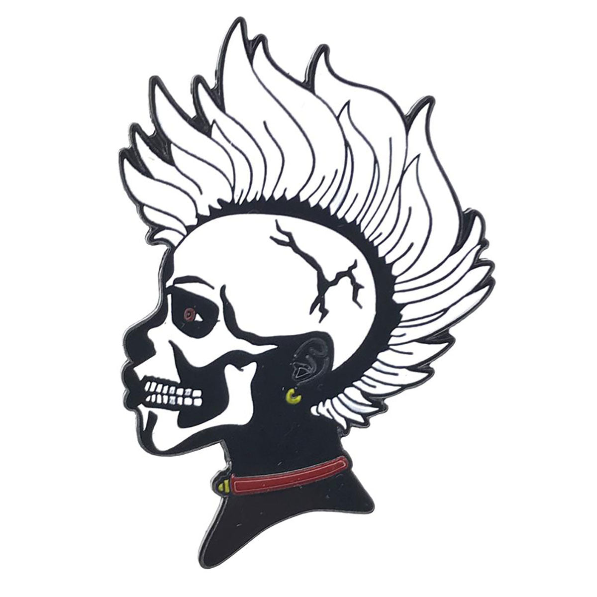 Geeky & Kinky Skull Hawk Pin - Tophatter Daily Deals