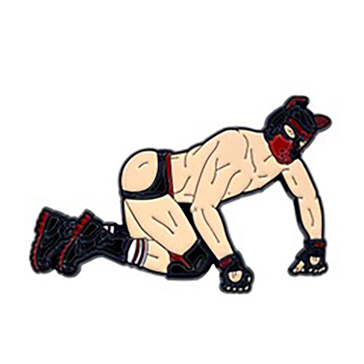 Geeky & Kinky Pup Boy Pin - Tophatter Daily Deals