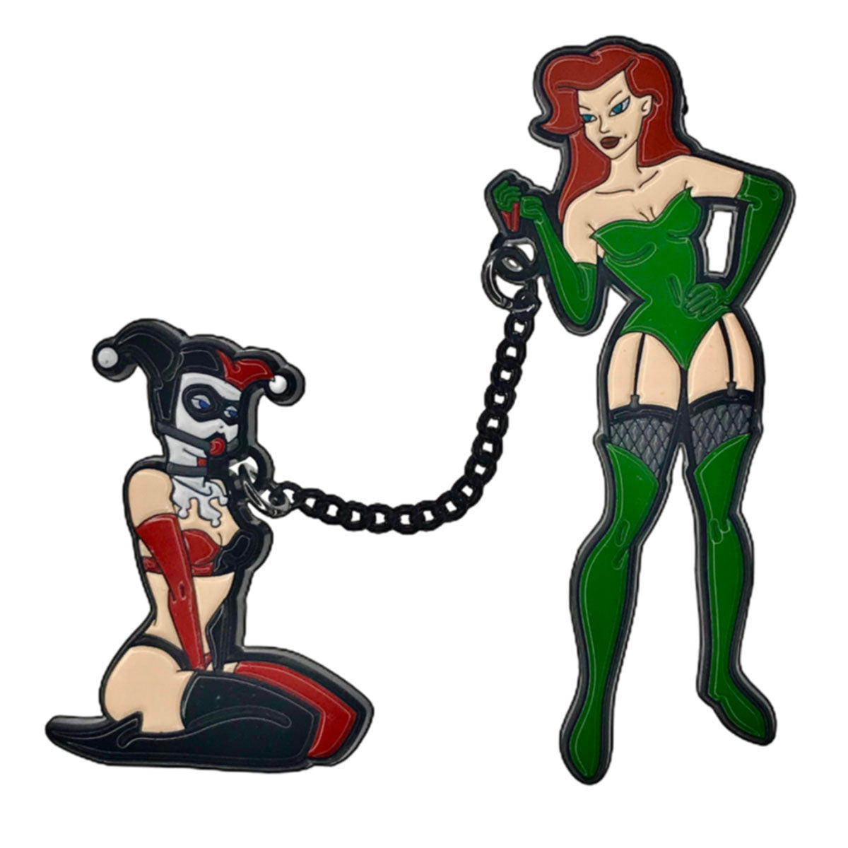 Geeky & Kinky Bad Love Harley & Ivy Duo Pin - Tophatter Daily Deals