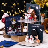3D Three-dimensional Greeting Card Creative Christmas Eve 0 - Tophatter Daily Deals