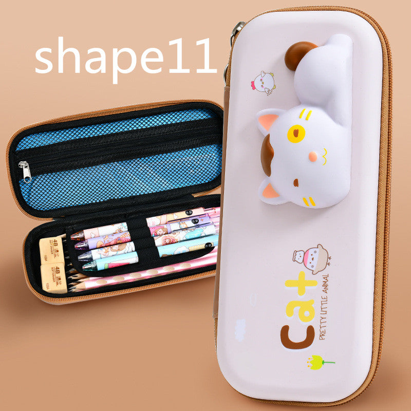 3D Decompression Pencil Case Multifunctional Large-capacity Shape11 0 - Tophatter Daily Deals