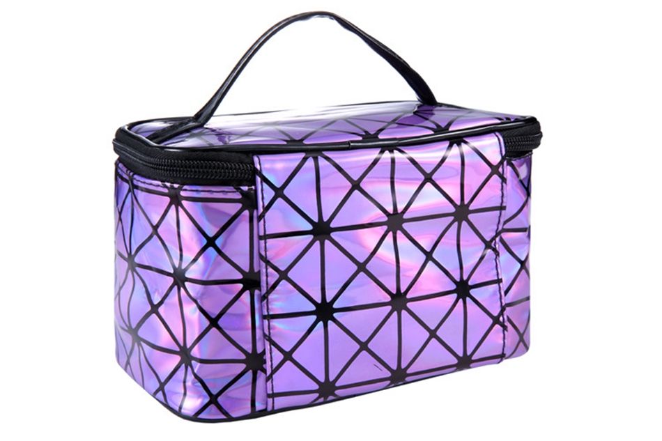 3D laser cosmetic bag 0 - Tophatter Daily Deals