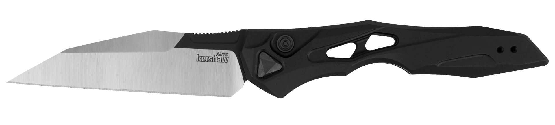 Kershaw Launch 13 - Automatic - Black Aluminum - Wharncliffe Blade - 7650 Automatic Knives - Tophatter Daily Deals