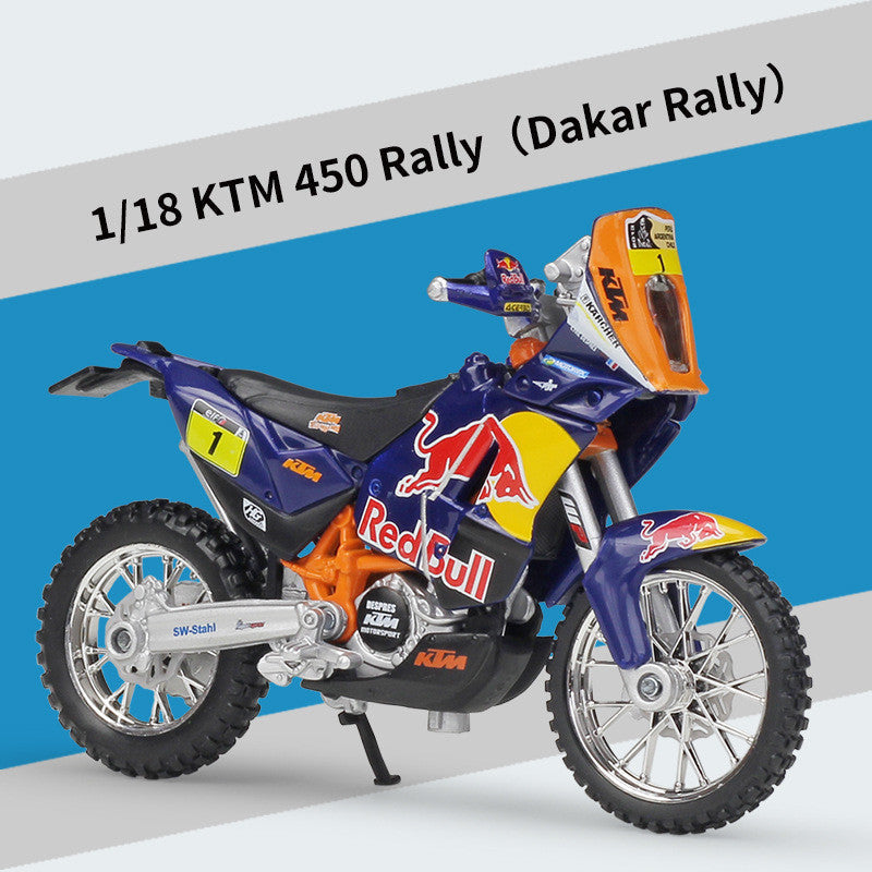 Alloy off-road motorcycle model A 0 - Tophatter Daily Deals