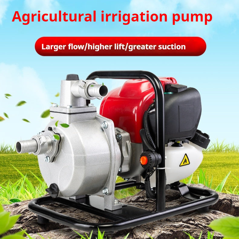 139 Power Four-stroke Gasoline Engine Self-priming Pumping Water Device 0 - Tophatter Daily Deals