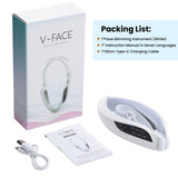 6-Mode 8-speed Micro-current EMS Face Slimming Device V-type White 0 - Tophatter Daily Deals