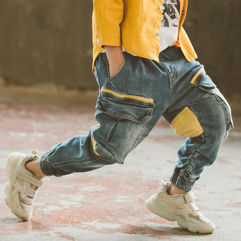 Boys Spring And Autumn Jeans 0 - Tophatter Daily Deals