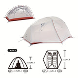 2 Person Camping Tent Double Layer Camping & Hiking > Tents & Camp Furniture - Tophatter Daily Deals