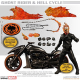 Ghost Rider - One:12 Collective Ghost Rider & Hell Cycle Model Motorcycle - Tophatter Daily Deals