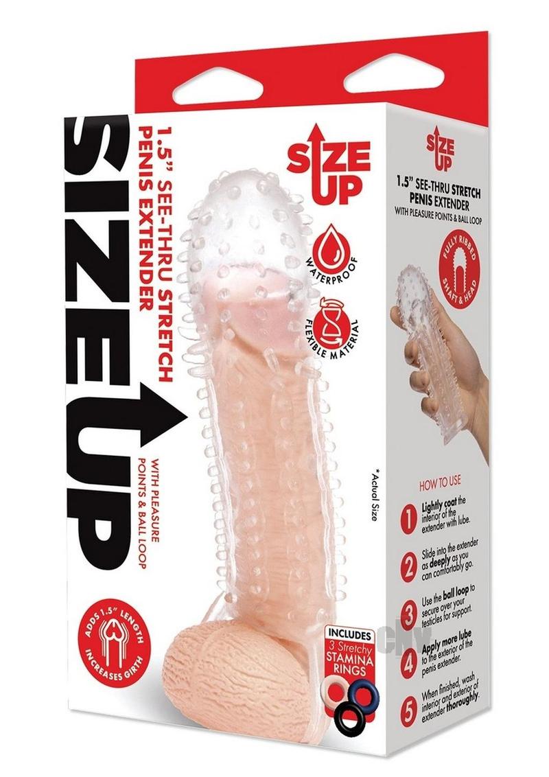 Su Clear View Penis Extender Textur 1.5 - Tophatter Daily Deals