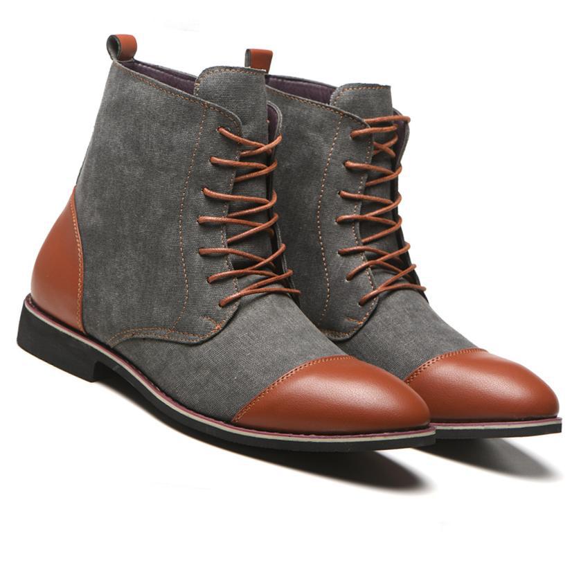 Autumn Winter Men Shoes Plus Size 47 48 Size Boots 0 - Tophatter Daily Deals