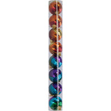 Set of 8 Sequin Rainbow Christmas Baubles | Multicoloured Tree Decorations - 4cm Baubles - Tophatter Daily Deals