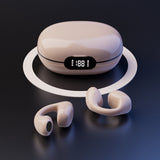 Bluetooth Headset Wireless Bone Conduction 0 - Tophatter Daily Deals