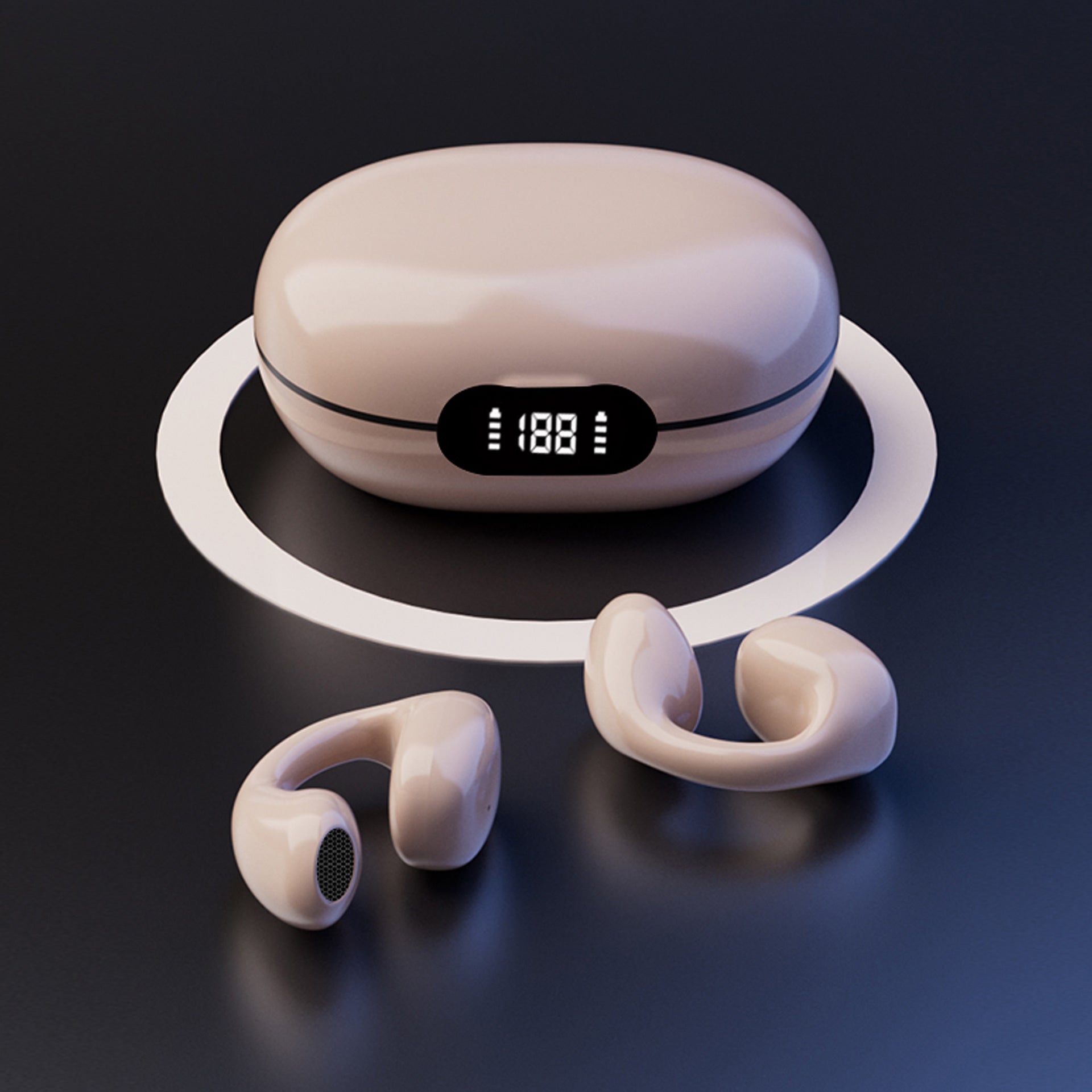Bluetooth Headset Wireless Bone Conduction 0 - Tophatter Daily Deals