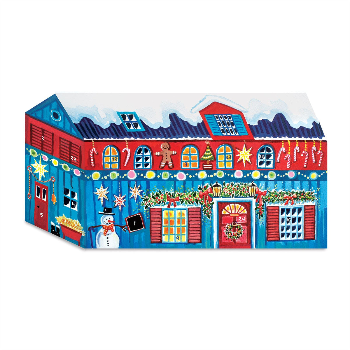 Santa’s North Pole Workshop Pop-Up Advent Calendar, 3D Christmas Advent Calendar Advent Calendar - Tophatter Daily Deals