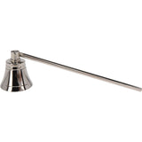 Silver Metal Bell Candle Snuffer | Long Handle Candle Wick Extinguisher - 20cm Candle Snuffer - Tophatter Daily Deals