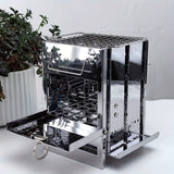 Folding Grill Mini BBQ Firewood Stove Outdoor Grills - Tophatter Daily Deals