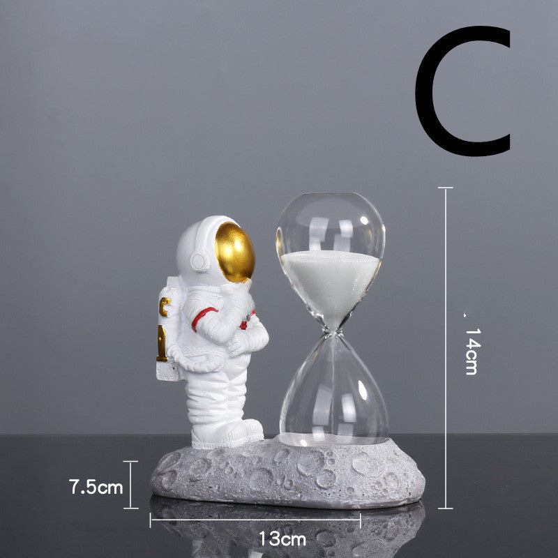 Astronaut Spaceman Decoration TV Cabinet Wine Cabinet Book C Gold 0 - Tophatter Daily Deals