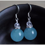 Natural Jadeite Bead Earrings 3 Earrings - Tophatter Daily Deals