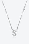 Q To U Zircon 925 Sterling Silver Necklace S Silver One Size Necklaces - Tophatter Daily Deals