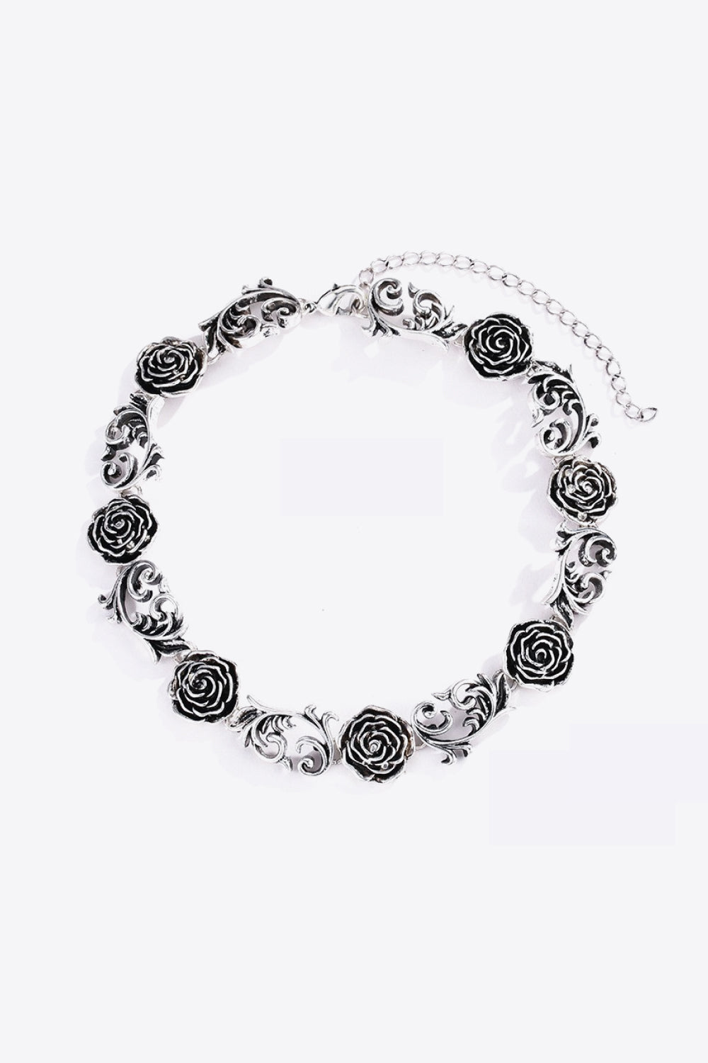 Rose Lobster Clasp Necklace Necklaces - Tophatter Daily Deals