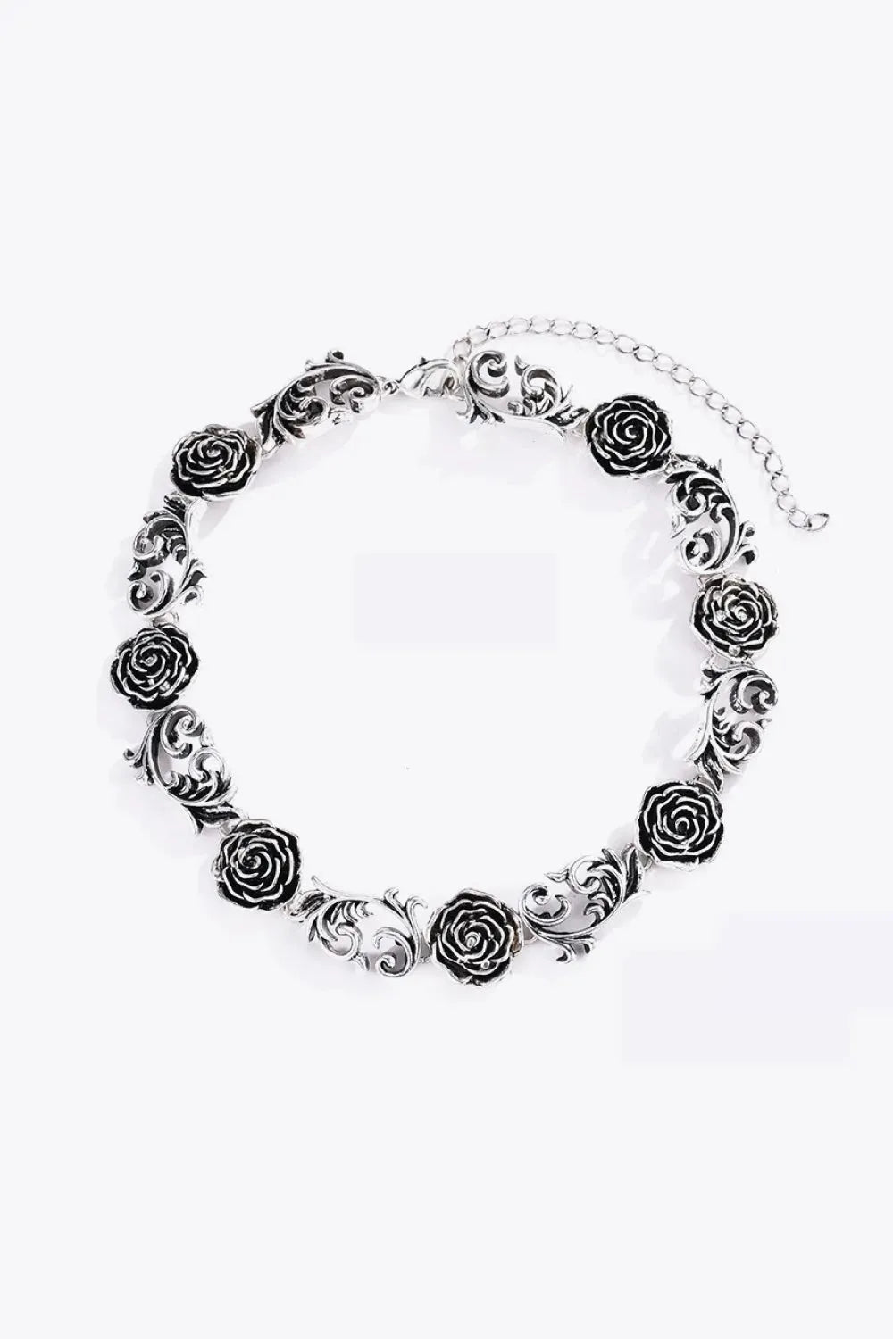 Rose Lobster Clasp Necklace Necklaces - Tophatter Daily Deals
