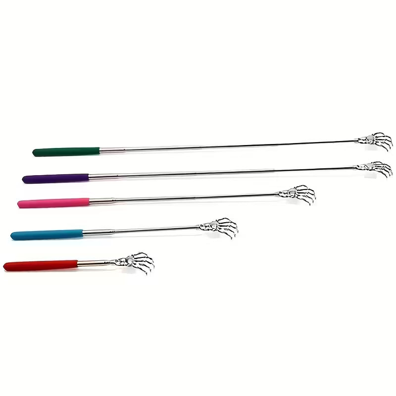 Retractable Back Itching Device – Stainless Steel Claw Massager for Relaxing the Back Health & Wellness - Tophatter Daily Deals