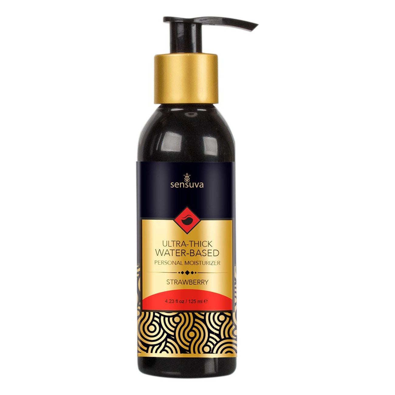 Ultra-Thick Natural Water-Based Lubricant 4.2 oz in Strawberry Lubricant - Tophatter Daily Deals