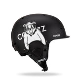 Adult Single And Double Board Snow Goggles Integrated Crash Helmet Polar Bear 0 - Tophatter Daily Deals