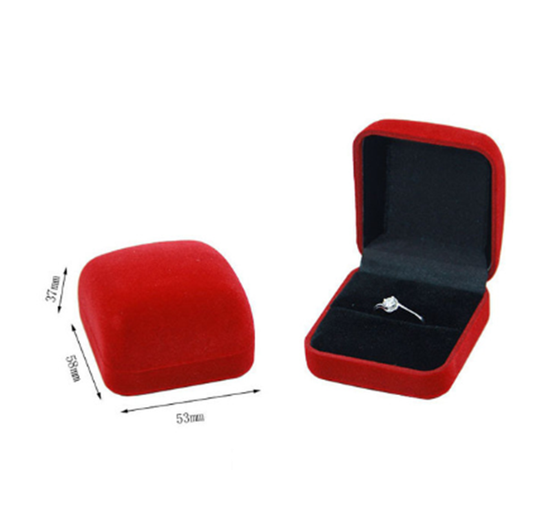 Butterfly Buckle Badge Flannel Pin Buckle Brooch Gift Storage Box Red 0 - Tophatter Daily Deals