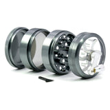 63MM aluminum alloy rocker smoke grinder 0 - Tophatter Daily Deals
