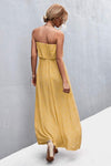 Strapless Split Maxi Dress Casual Dresses - Tophatter Daily Deals