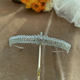 Bride Headdress Wedding Jewelry Zircon Crown 0 - Tophatter Daily Deals
