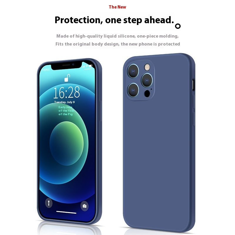 Back Cover Type Simple Liquid Silicone Phone Case 0 - Tophatter Daily Deals