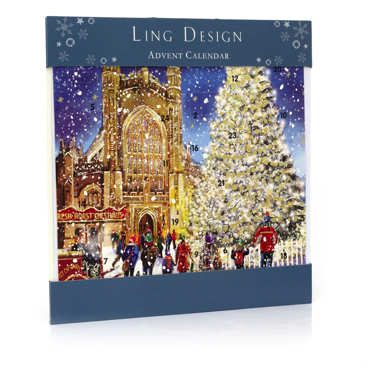 Bath Abbey Christmas Advent Calendar | Monastery Advent Calendar - 23cm Advent Calendar - Tophatter Daily Deals