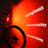 Bicycle Tail Light Cushion Seat Rod Double Bracket Night Bike Tail Light 0 - Tophatter Daily Deals