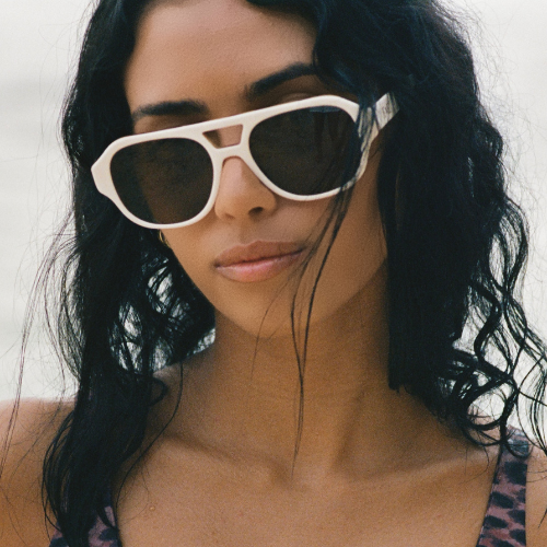 Perry / Cream + Tort by East x East Sunglasses - Tophatter Daily Deals