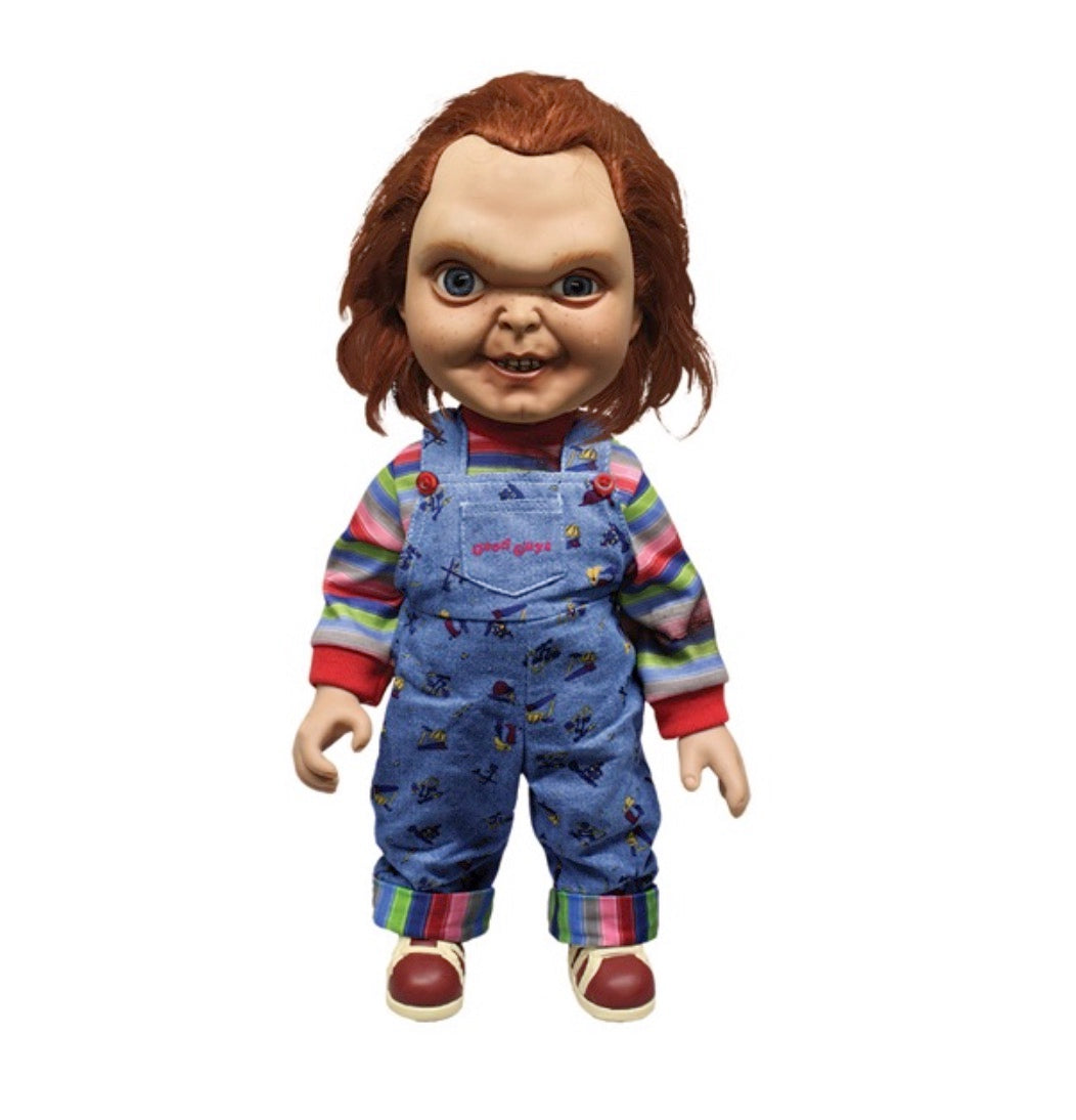 Child's Play - UK Exclusive Talking Chucky (Evil Face) 15" MDS Megascale Collectible Figure - Tophatter Daily Deals