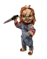 Child's Play - UK Exclusive Talking "Scarred" Chucky 15" MDS Megascale Collectible Figure - Tophatter Daily Deals
