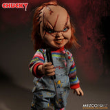 Child's Play - UK Exclusive Talking "Scarred" Chucky 15" MDS Megascale Collectible Figure - Tophatter Daily Deals