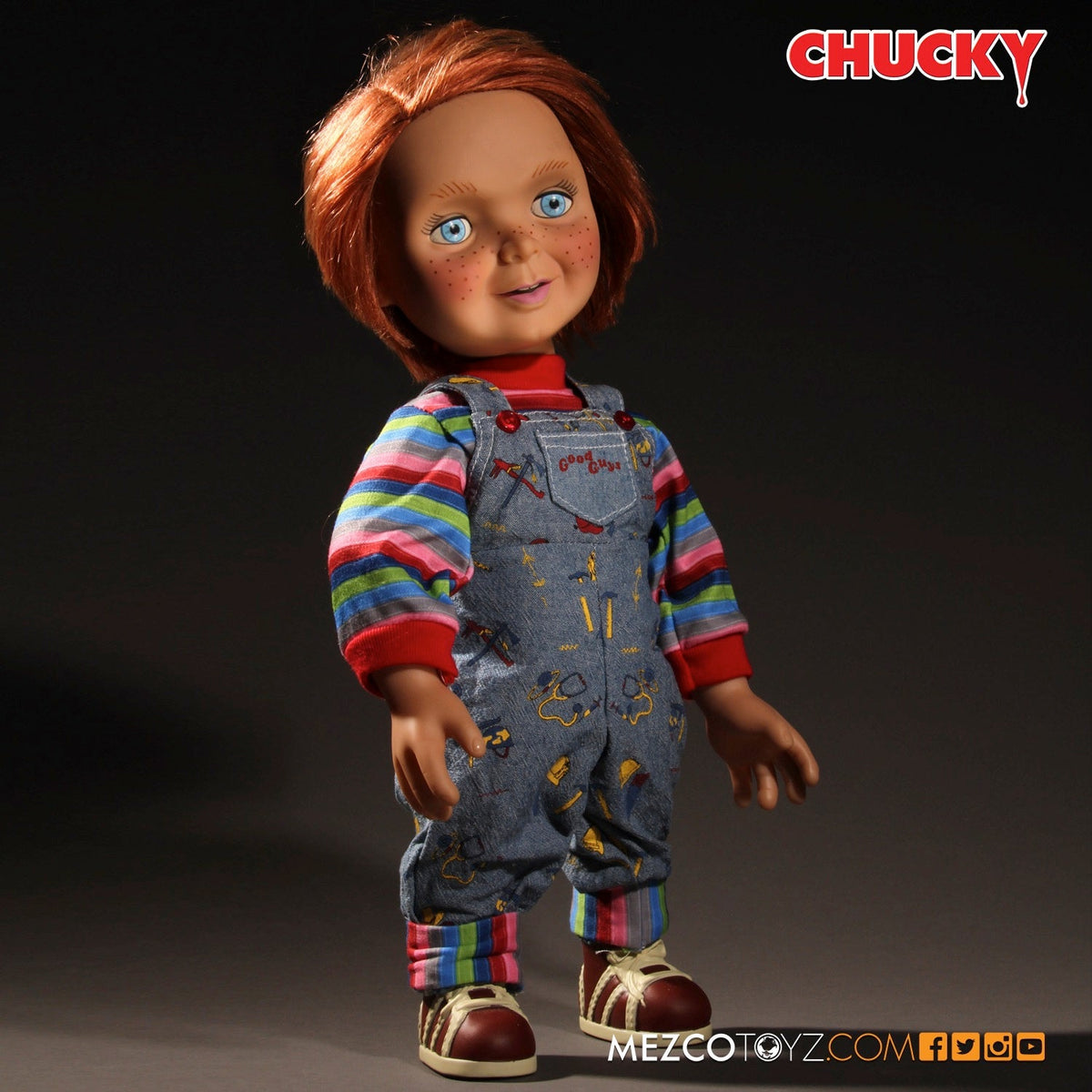Child's Play – Talking Chucky (Happy Face) MDS Mega Scale Figure, UK Exclusive Collectible Figure - Tophatter Daily Deals